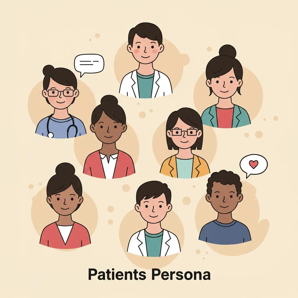 Healthcare marketing team brainstorming SMART goals on a notepad in a bright office