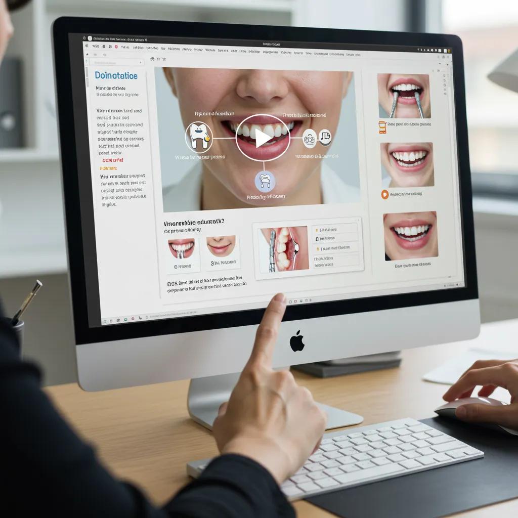 Dental practice utilizing video content marketing to engage patients
