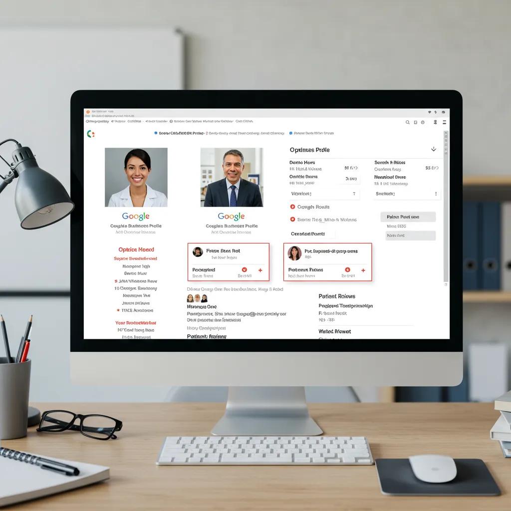 Optimized Google Business Profile for a healthcare practice showcasing key information