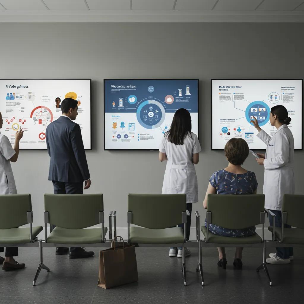 Well-designed infographic on a clinic