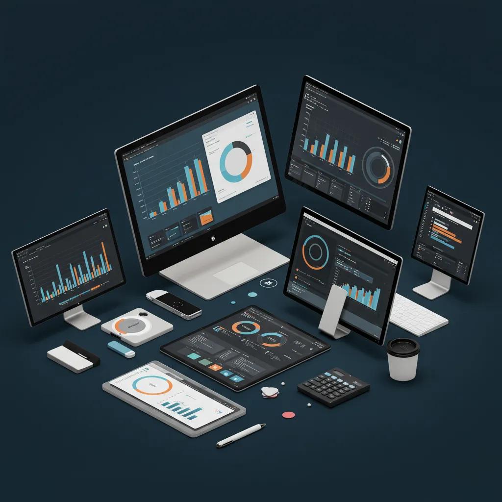 Computer screen showing analytics tools for measuring content marketing ROI in healthcare