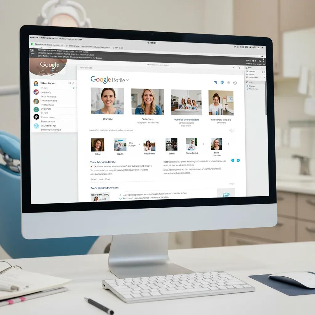 Google Business Profile for a dental practice, showcasing optimization elements for local visibility