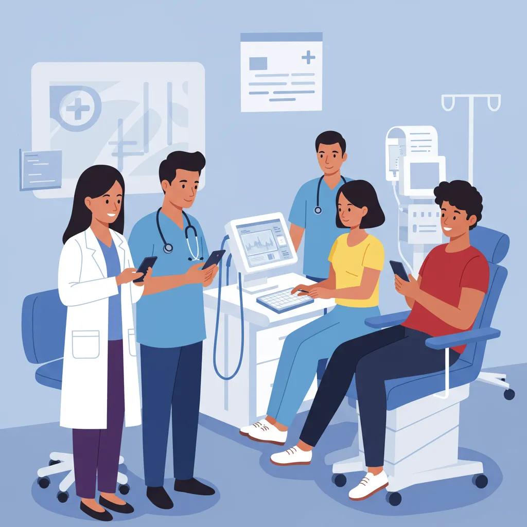 A healthcare website displayed on a laptop, illustrating how website optimisation builds patient trust and credibility