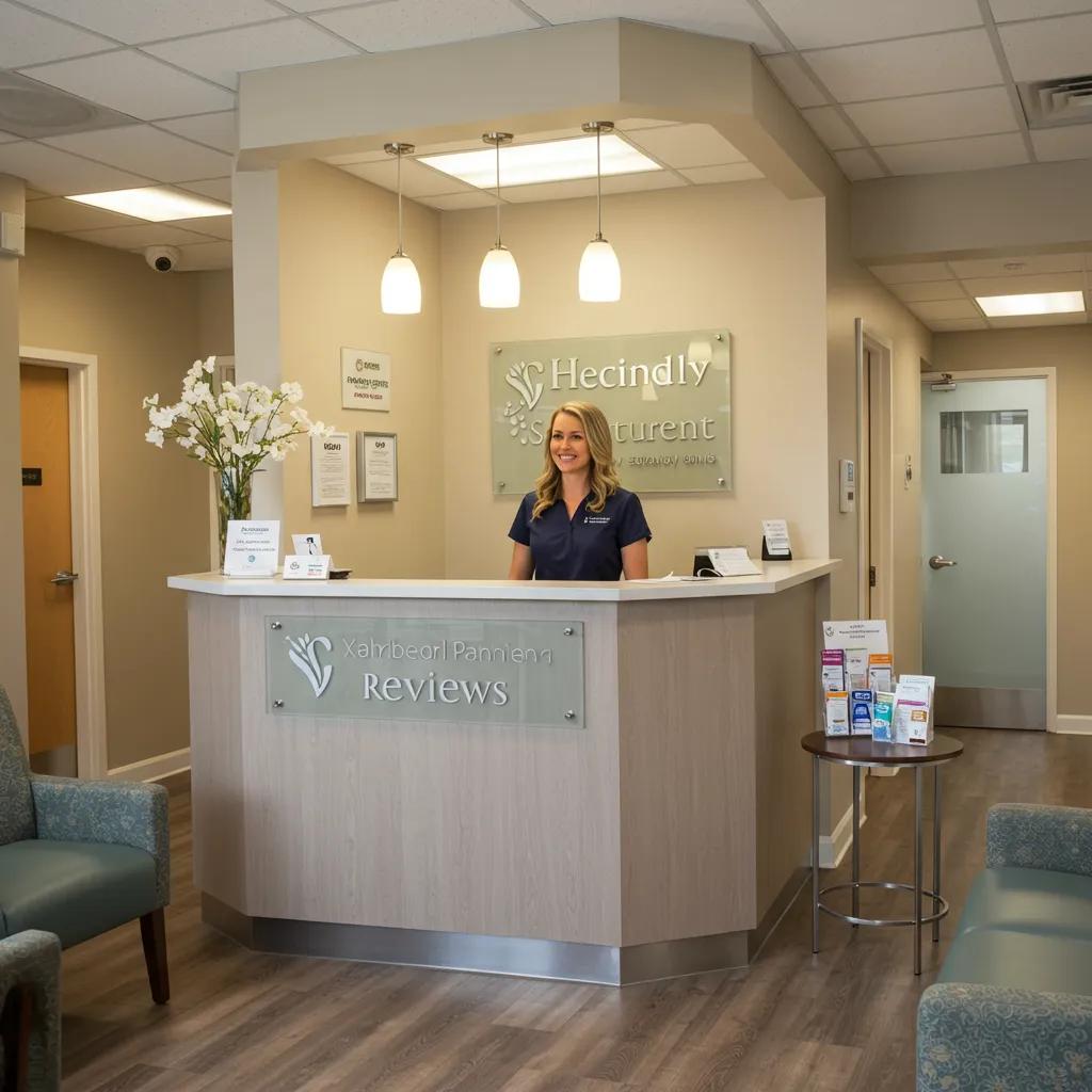 Welcoming healthcare practice reception area emphasizing patient trust and positive experiences