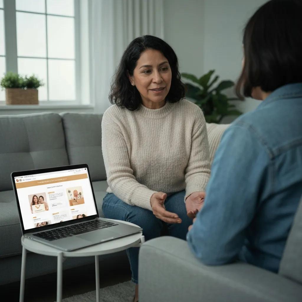 Healthcare professional using personalized email marketing to engage with patients