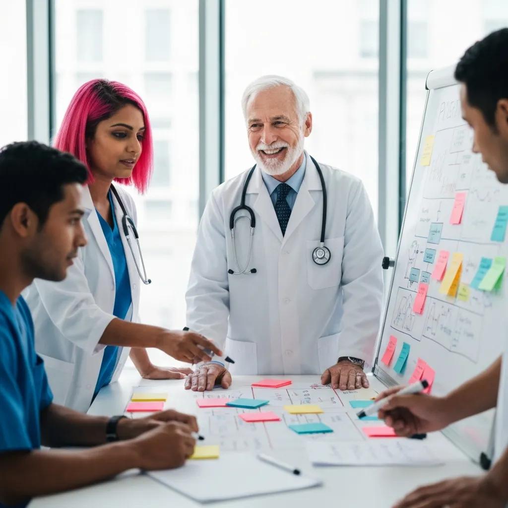 Understanding Patient Behaviour Team mapping a patient journey together to identify friction and opportunities