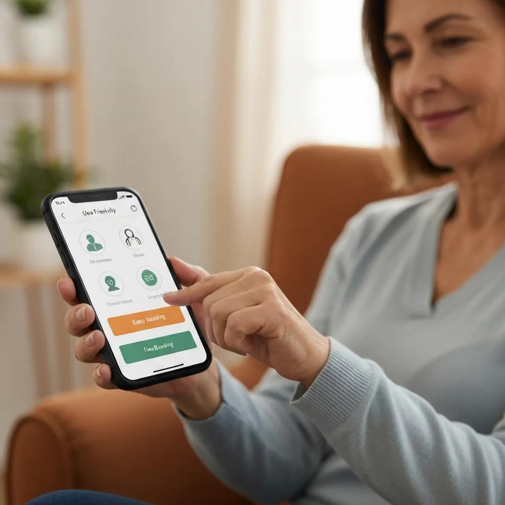 Optimising for Mobile Devices Patient using a mobile healthcare interface to find services and book an appointment