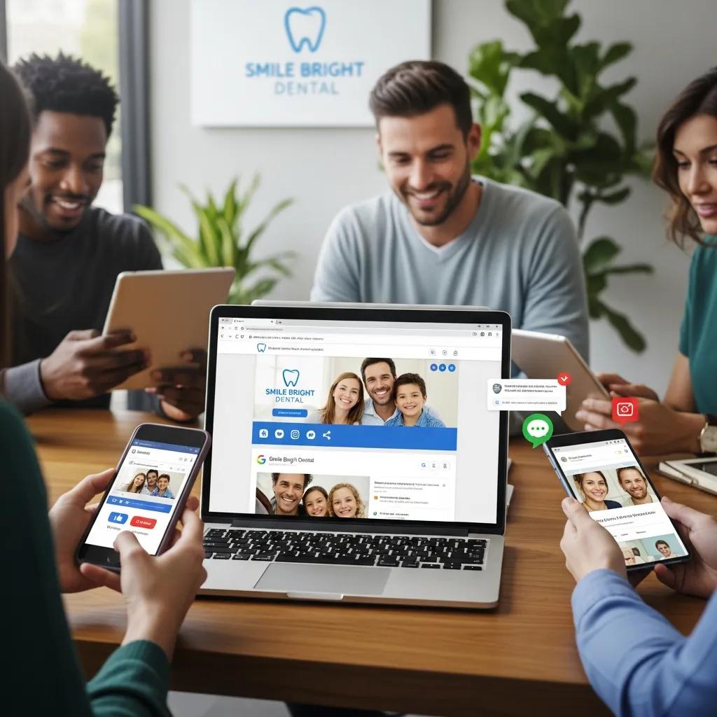 Digital advertising campaign for St Kilda dental practices showcasing targeted ads