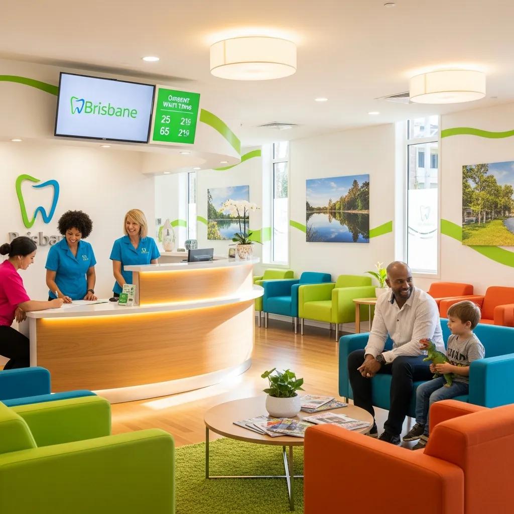 Fortitude Valley Dental Marketing: Grow Your Brisbane Clinic Fortitude Valley dental clinic reception area with welcoming staff and modern design
