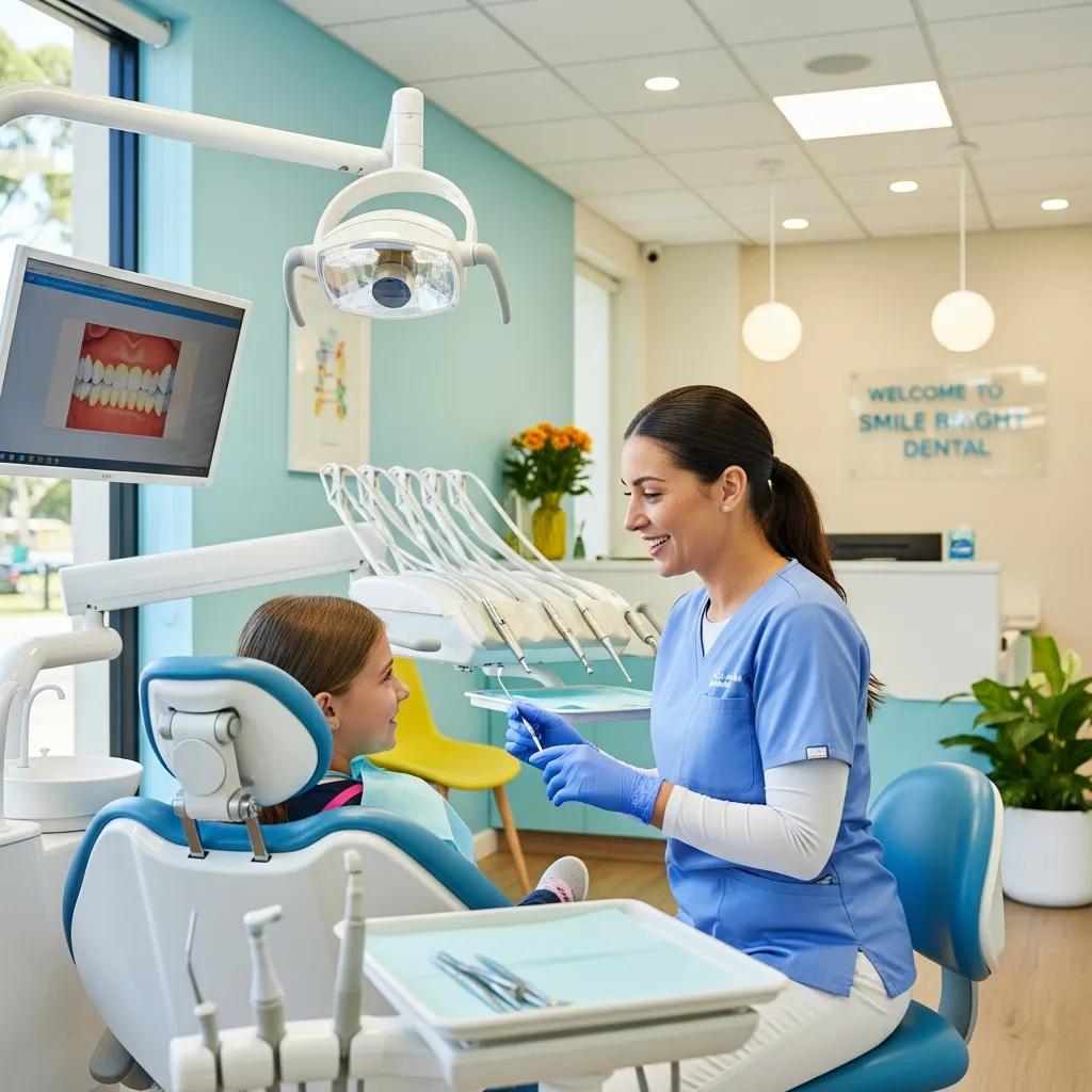 Modern dental clinic in New South Wales with a dentist and patient interaction