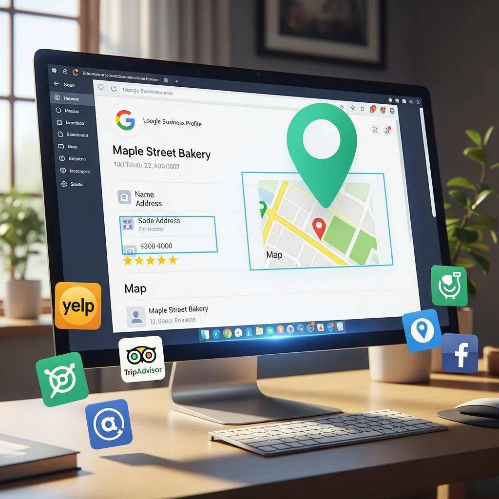 Visual representation of local SEO strategies for dental practices in St Kilda